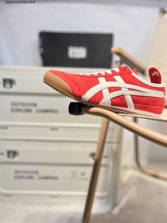 Asics 亚瑟士 Onitsuka Tiger 鬼冢虎皮面 脚感无敌，经典款 每年必入的单品！享受绝佳的舒适性，春夏秋季百搭单品1183C380 Qq7012