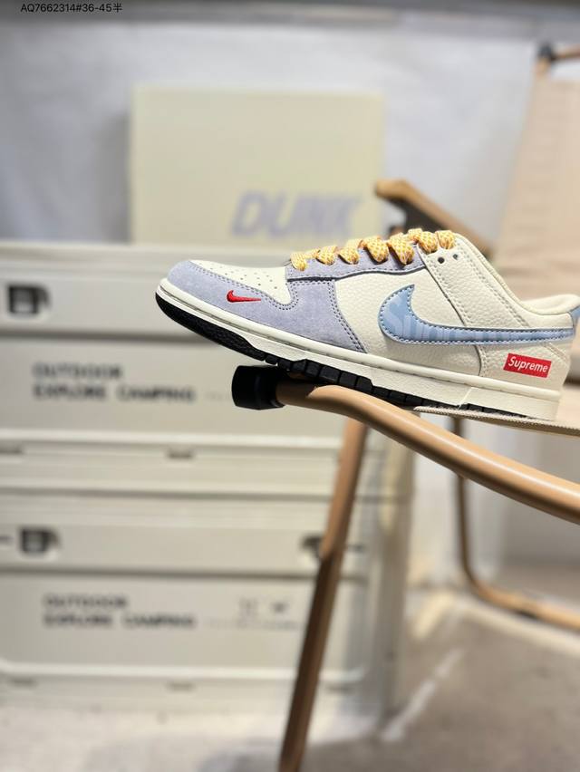 Supreme X Nike Sb Dunk Low 大厂出品 极力推荐 新配色 原装头层材料 独家版型蒸餾加工 帶來的是更好的视觉和脚感体验 大厂纯原品质出货