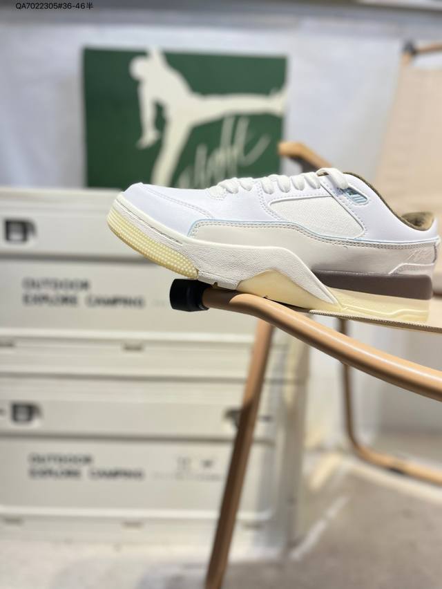 Who Decides War X Nike Jordan Flight Court Ate 搭防滑耐磨 低帮 耐克复古篮球鞋 货号:Ib8858 Qa7022