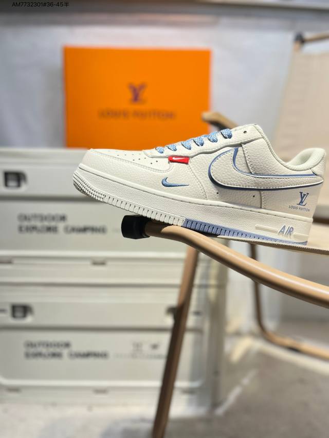 斯图西 X Nk Air Force 1'07 Low 空军一号低帮休闲板鞋 #定制皮料 原楦原纸板 纯正空军版型 高清洁度 内置全掌气垫Cs5288 Am77