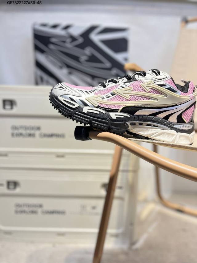 Off-White Ow Be Right Back 圆头系带 低帮 生活休闲鞋Owia289S25Fab001723F41 Qe7322227#36-45