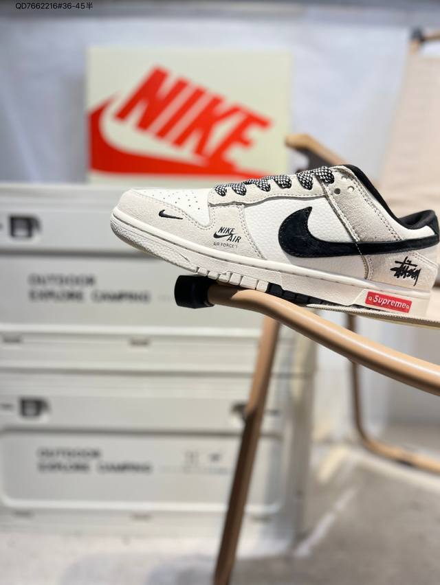 斯图西 X Nike Sb Dunk Low 大厂出品 极力推荐 新配色 原装头层材料 独家版型蒸餾加工 帶來的是更好的视觉和脚感体验 大厂纯原品质出货 清洁度