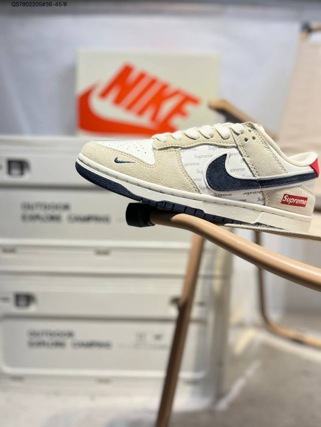 Supreme X Nike Sb Dunk Low 大厂出品 极力推荐 新配色 原装头层材料 独家版型蒸餾加工 帶來的是更好的视觉和脚感体验 大厂纯原品质出货