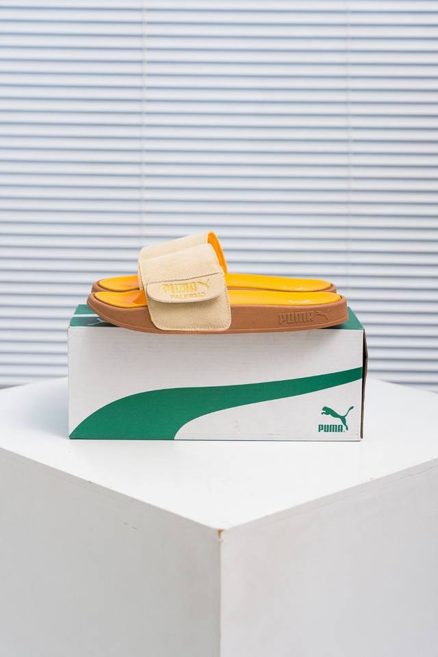 核心私 Puma Leadcat 2.0 Palermo Foil 彪马 舒适透气 橡胶底拖鞋拖鞋保留潮流外观的同时 将舒适度锐意升级 今夏不容错过的人气潮履