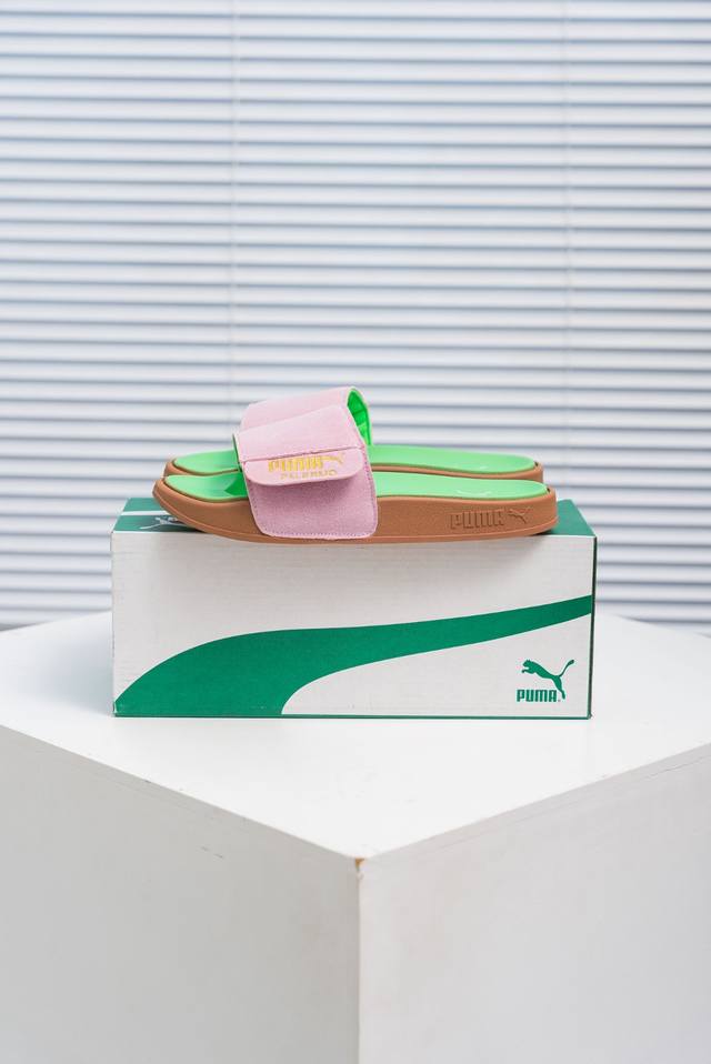 核心私 Puma Leadcat 2.0 Palermo Foil 彪马 舒适透气 橡胶底拖鞋拖鞋保留潮流外观的同时 将舒适度锐意升级 今夏不容错过的人气潮履