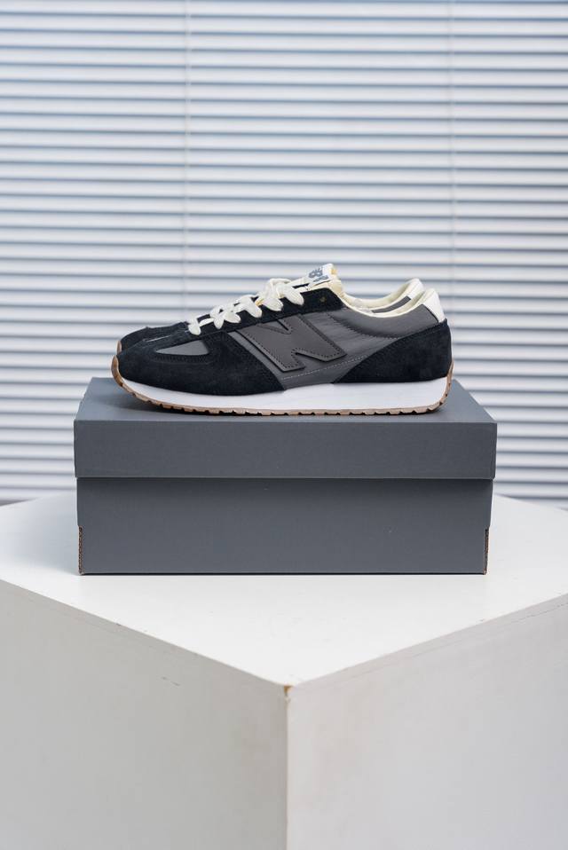 核心私 New Balance 新百伦 U471 复古休闲鞋 正确长绒鞋面 正确头层皮 N 字Logo 真皮纹理清晰可见 高弹大底 正确半透油蜡试脚纸 正确中底