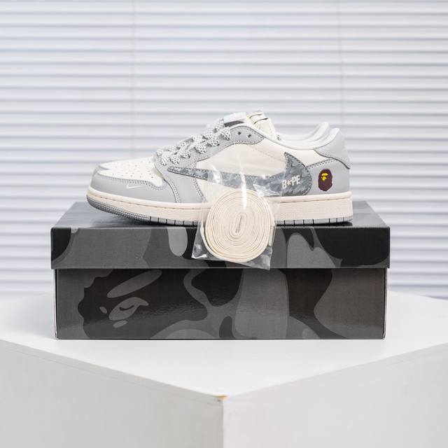核心私 Air Jordan 1 乔丹篮球鞋男女运动鞋潮流板鞋 货号：Hs8068 021 尺码：36 37 37.5 38 38.5 39 40 40.5 4
