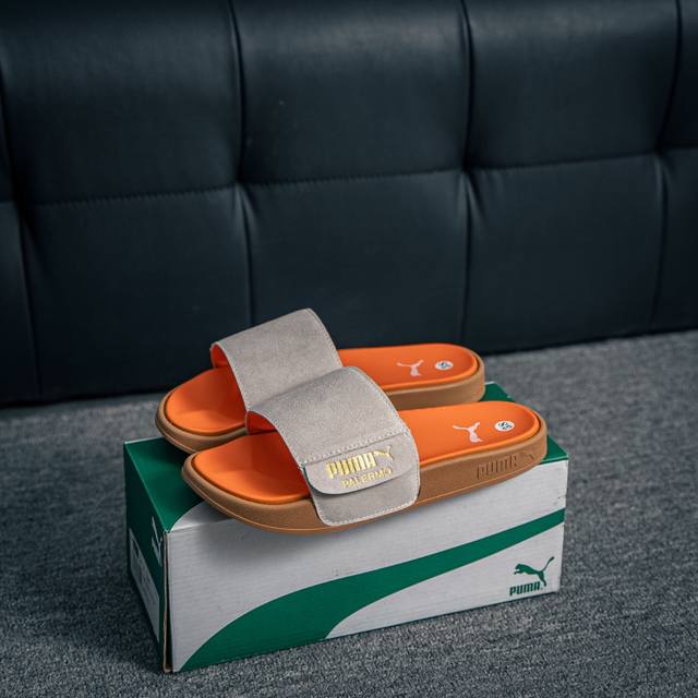 核心私 Puma Leadcat 2.0 Palermo Foil 彪马 舒适透气 橡胶底拖鞋拖鞋保留潮流外观的同时 将舒适度锐意升级 今夏不容错过的人气潮履