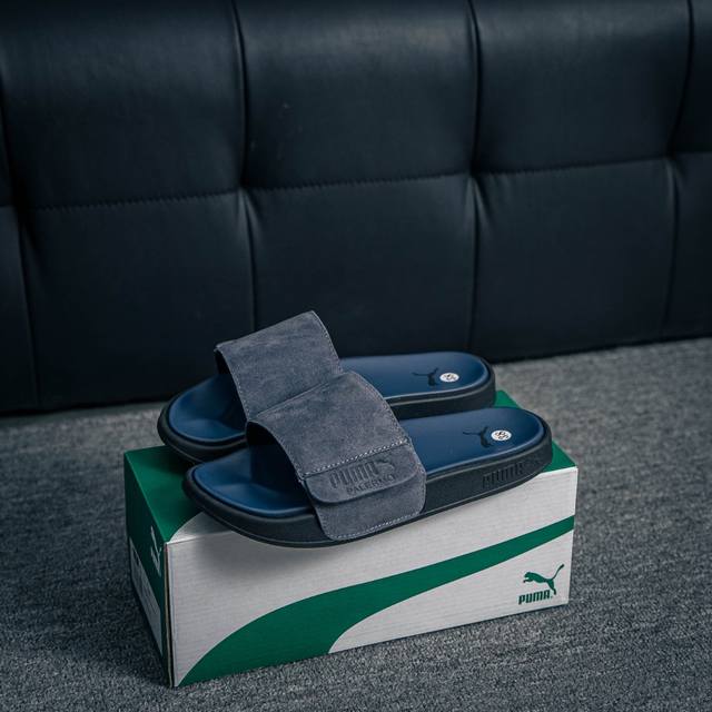核心私 Puma Leadcat 2.0 Palermo Foil 彪马 舒适透气 橡胶底拖鞋拖鞋保留潮流外观的同时 将舒适度锐意升级 今夏不容错过的人气潮履