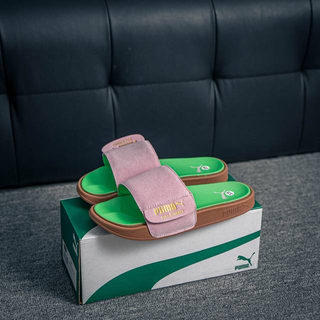核心私 Puma Leadcat 2.0 Palermo Foil 彪马 舒适透气 橡胶底拖鞋拖鞋保留潮流外观的同时 将舒适度锐意升级 今夏不容错过的人气潮履