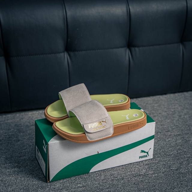 核心私 Puma Leadcat 2.0 Palermo Foil 彪马 舒适透气 橡胶底拖鞋拖鞋保留潮流外观的同时 将舒适度锐意升级 今夏不容错过的人气潮履