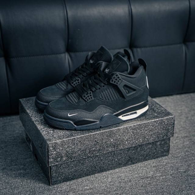 核心私 Air Jordan Aj4 Retro 原楦原纸板同源开发 完美呈现乔4的版型 内侧正确双色网格 还原细节 正确气垫颜色 正确网格工艺 正确拉帮工艺