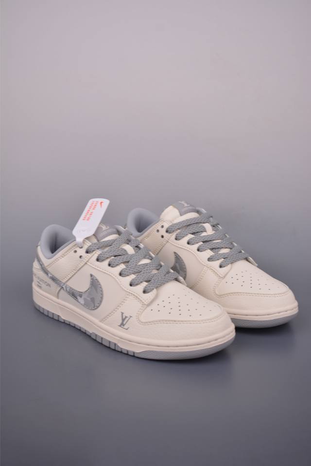 Nike Sb Dunk Low Lv联名 纯原大厂出品 极力推荐 原装头层材料 独家版型蒸餾加工 帶來的是更好的视觉和脚感体验 大厂纯原品质出货 清洁度 电绣