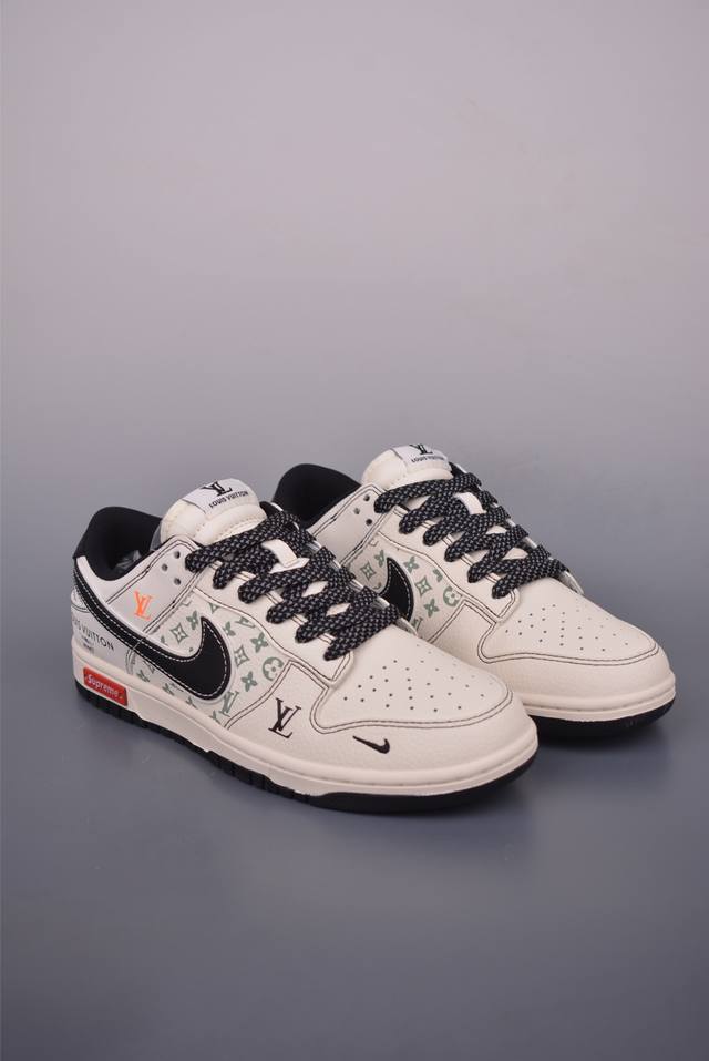 Nike Sb Dunk Low Lv联名 纯原大厂出品 极力推荐 原装头层材料 独家版型蒸餾加工 帶來的是更好的视觉和脚感体验 大厂纯原品质出货 清洁度 电绣