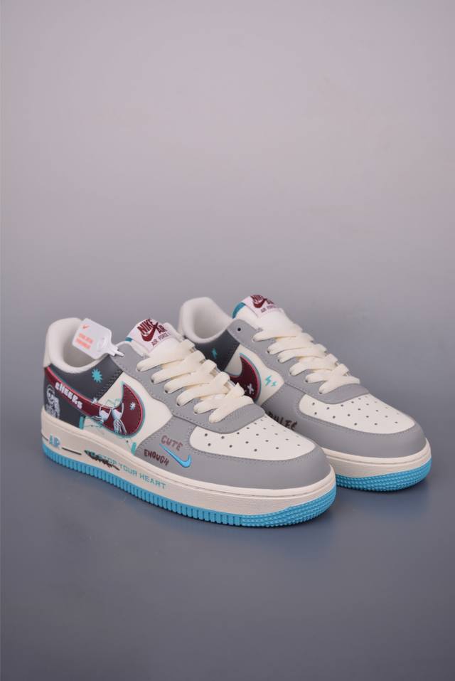 Nike Air Force 1 Low 戒酒骷髅 原楦头原纸板 打造纯正空军版型 专注外贸渠道 全掌内置蜂窝气垫 原盒配件 原厂中底钢印、拉帮完美 官方货号:
