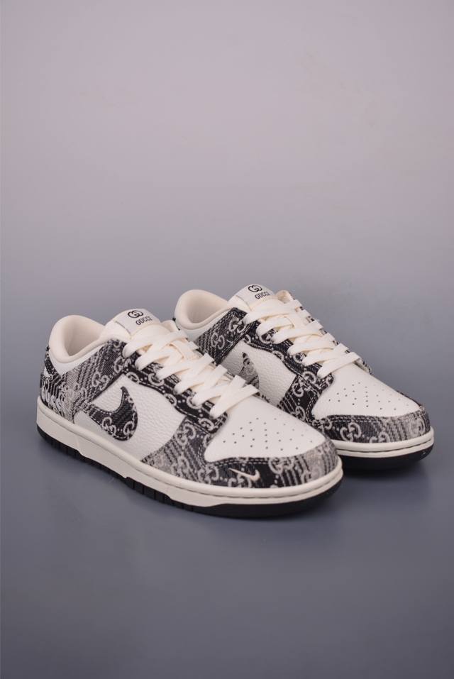 Nike Sb Dunk Low Gucci联名 纯原大厂出品 极力推荐 原装头层材料 独家版型蒸餾加工 帶來的是更好的视觉和脚感体验 大厂纯原品质出货 清洁度