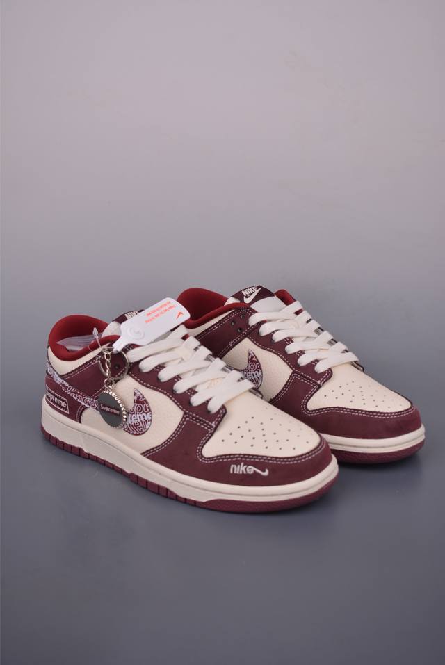 Nike Sb Dunk Low Supreme联名 纯原大厂出品 极力推荐 原装头层材料 独家版型蒸餾加工 帶來的是更好的视觉和脚感体验 大厂纯原品质出货 清
