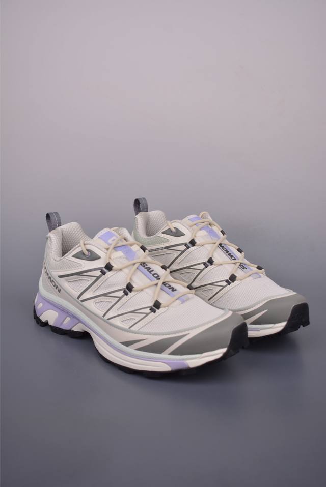 法国户外品牌-萨洛蒙 Salomon Xt-6 Expanse探索者系列 纯原版本 潮流越野机能户外休闲运动跑步鞋 采用透气网布与防护皮革组合鞋面材质 牛角扣系