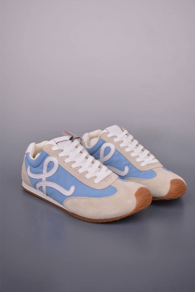 罗意威 Loewe Ballet Runner 25Ss 春季新款爆款芭蕾舞鞋 2.0系列 阿甘复古风德训薄底百搭休闲运动鞋 独家定制Nfc芯片版本 任意细节不