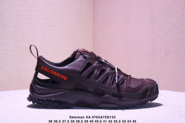 公司级Salomon Xa Pro Xt-6 Expanse萨洛蒙户外越野跑鞋 鞋面采用Sensifit贴合技术 全方位贴合包裹脚型 鞋跟部鞋底牵引设计 提供强