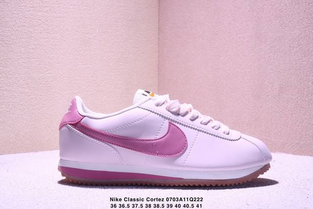 公司级Nike Classic Cortez 耐克经典轻便舒适男子阿甘鞋休闲跑步鞋运动鞋 纯粹而执着的精神 使得Cortez种在了一代人的心里 无论是否喜欢它复