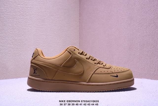 海外爆款 Zp订单 Nike Ebernon Low Prm 小空军低帮百搭透气休闲运动板鞋 独家头层版本 原数据独家私模大底 纯正版型 清洁度完美 货号： S