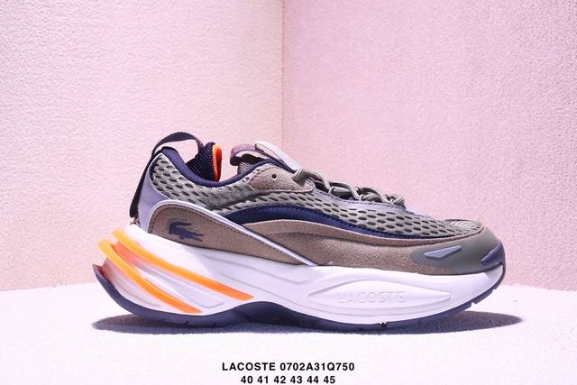 Lacoste法国鳄鱼 Odyssa 织物 休闲舒适 低帮 生活休闲鞋 男女款 Xm0702Q750