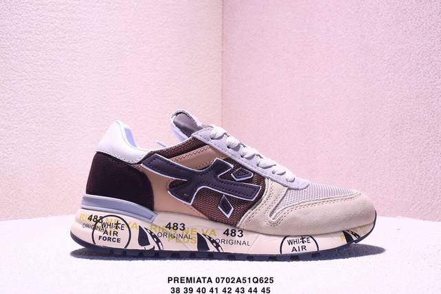 公司级Premiata 牛剖层革 舒适 时尚 经典涂鸦 简约 低帮 生活休闲鞋 尺码:38-45 Xm0702Q625