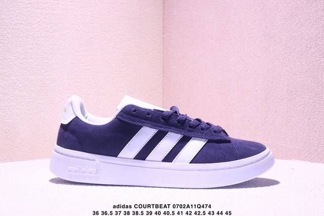 Adidas Neo Grand Courtbeat Alpha 休闲 耐磨 低帮 板鞋 货号:Gx8165 尺码:36 36.5 37 38 38.5 39