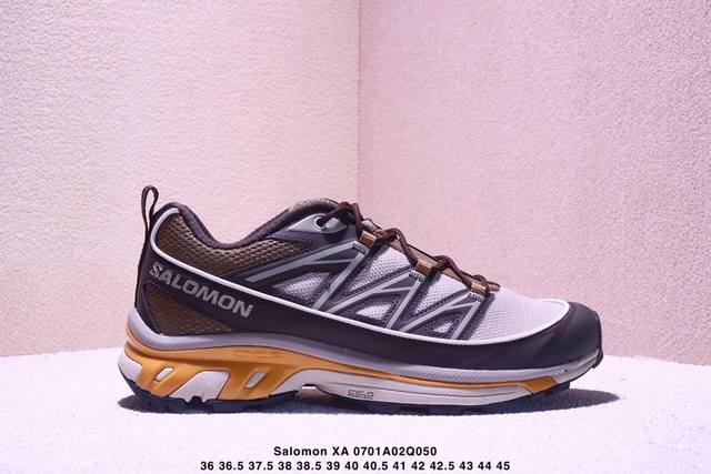 公司级Salomon Xa Pro Xt-6 Expanse萨洛蒙户外越野跑鞋 鞋面采用Sensifit贴合技术 全方位贴合包裹脚型 鞋跟部鞋底牵引设计 提供强