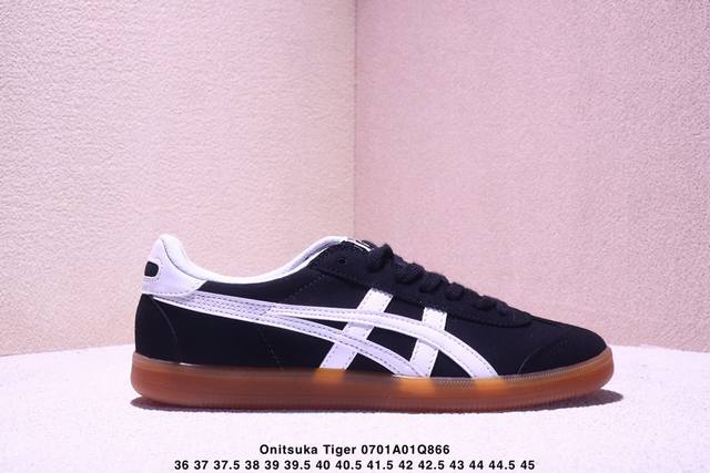 亚瑟士 Onitsuka Tiger Tokuten 复古低帮休闲跑鞋 实拍首发 Tokuten的灵感来源于80年代的室内用鞋 T-Toe前足补强设计 室内鞋的