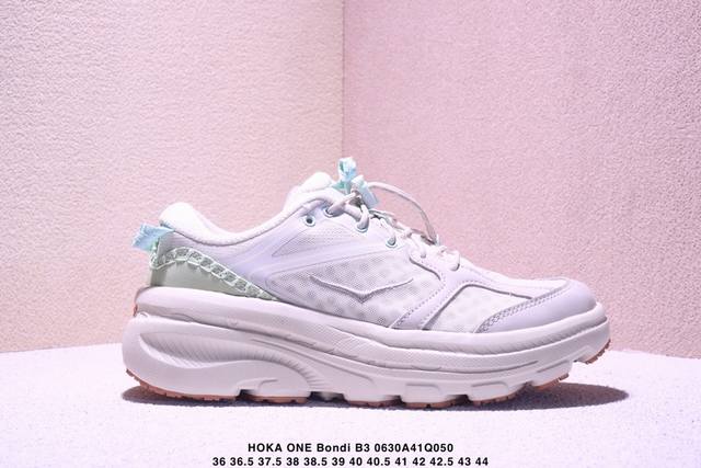 公司级Hoka One One Bondi B3 复古舒适防滑耐磨 低帮 山地户外跑步鞋 货号:1155351 尺码:如图 Xm0630Q050