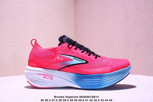 Brooks布鲁克斯 Hyperion 2 超轻跑鞋 竞速跑步鞋 大厂纯原 码数：36-45半 Xm0630Q614