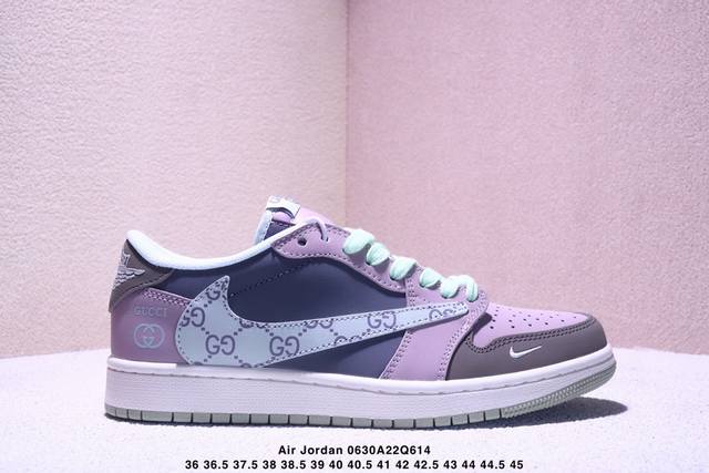 海外爆款限量发售！Travis Scott X Fragment Design X Jordan Air Jordan 1 Low Og Sp “古驰联名---