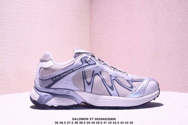 公司级Salomon萨洛蒙 Xt-Whisper 时尚 舒适減震防滑耐磨 低帮跑步鞋 鞋面采用Sensifit贴合技术 全方位贴合包裹脚型 鞋跟部鞋底牵引设计