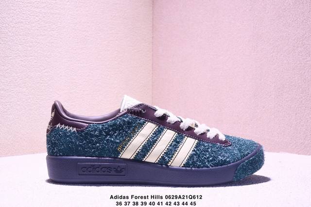 公司级Brain Dead X Adidas Originals Forest Hills Core 阿迪达斯 舒适时尚薄底 防滑耐磨 低帮 板鞋 货号:Jr7