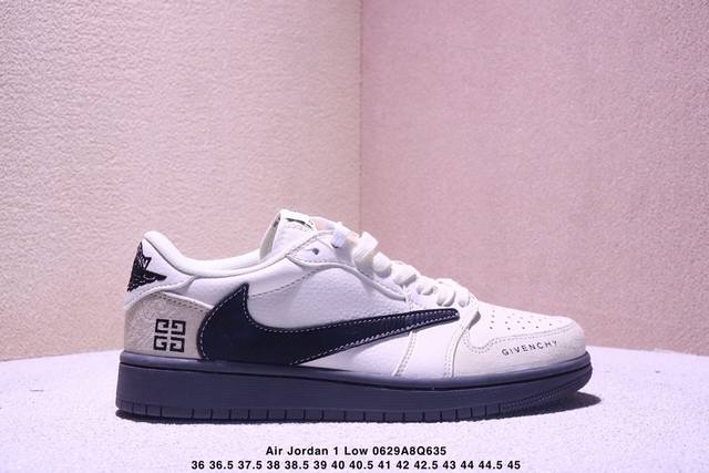 Ravis Scott X Fragment Design X Jordan Air Jordan 1 Low Og Sp “石头岛联名 石榴红” 多方联名合作