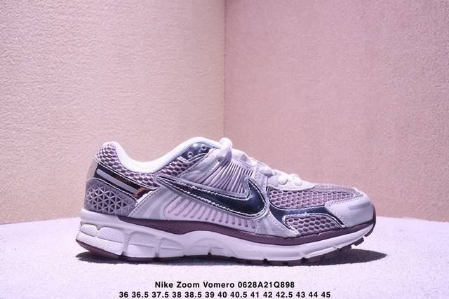 真标耐克Nike Zoom Vomero 5 马拉松复古跑五代休闲运动慢跑鞋 货号:Hv6417-001 码数:36 36.5 37.5 38 38.5 39