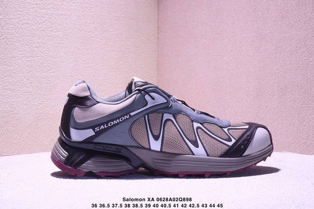 Salomon Xa Pro 3D Adv 萨洛蒙户外越野跑鞋 #鞋面采用Sensifit贴合技术 全方位贴合包裹脚型 鞋跟部鞋底牵引设计 提供强大的抓地性能