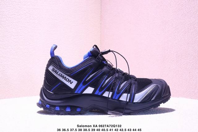 Salomon Xa Pro 3D Expanse萨洛蒙户外越野跑鞋 鞋面采用Sensifit贴合技术 全方位贴合包裹脚型 鞋跟部鞋底牵引设计 提供强大的抓地性