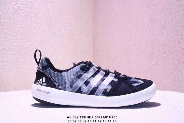 阿迪达斯三叶草Adidas Terrex Cc Boat Ba8391 高品质涉水 溯溪时尚潮流休闲鞋 Size：36-45 Xm0627Q750