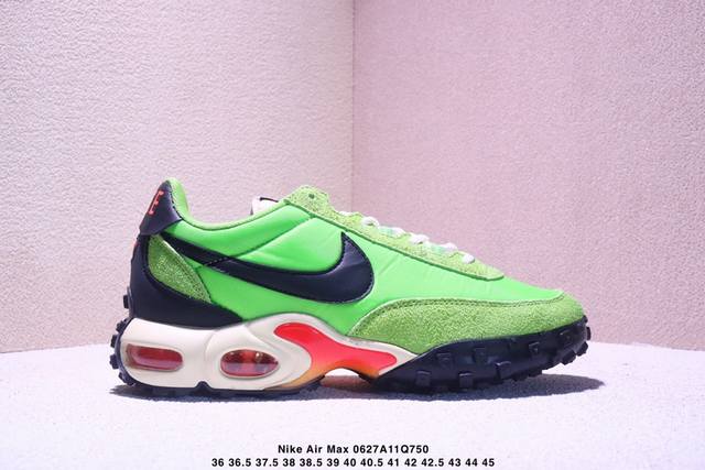 耐克Nike Air Max Waffle Sp”Black And Anthracite“气垫华夫混合系列低帮气垫复古百搭休闲运动慢跑鞋 货号；Fv6946-