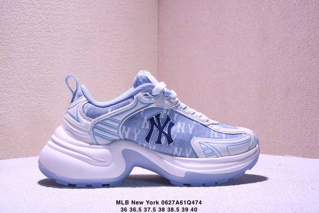 Mlb New York Yankees Curve Runner 舒适百搭 防滑耐磨 低帮 流浪鞋跑步鞋 货号:3Ashw0G65N G 尺码:36 36.5