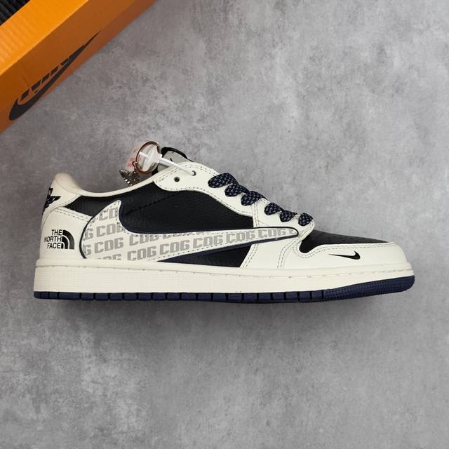 本地 核心私 Travis Scott X Fragment Design X Jordan Air Jordan 1 Low Og Sp “北面联名 黑边Ed