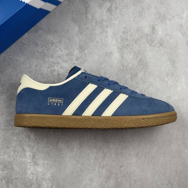 本地 核心私 阿迪达斯 Adidas Originals Stadt 阿罗哈 三叶草休闲防滑耐磨低帮板鞋 鞋头出色设计 塑就出众贴合感 稳固的后跟贴合足部曲线设
