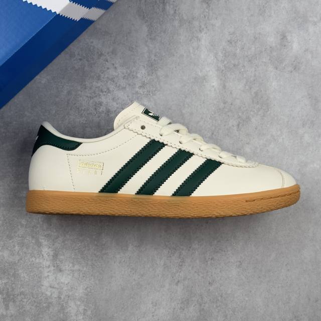 本地 核心私 阿迪达斯 Adidas Originals Stadt 阿罗哈 三叶草休闲防滑耐磨低帮板鞋 鞋头出色设计 塑就出众贴合感 稳固的后跟贴合足部曲线设