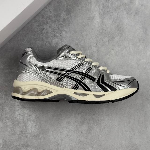 本地 核心私 Asics Gel-Kayano 14 亚瑟士运动休闲透气专业跑鞋 #采用工程弹性双层再生针织密度鞋面材质，后跟3D可视Gel缓震乳胶物料 #升级