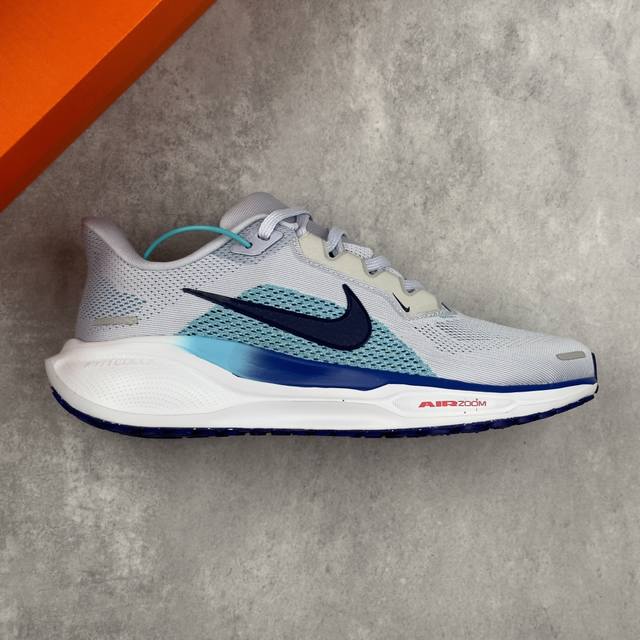 本地 核心私 公司级耐克Nike Air Zoom Pegasus 41 超级飞马涡轮增压马拉松休闲运动慢跑鞋 鞋面采用外层由韧性纱线+内层网眼布的设计，在确保