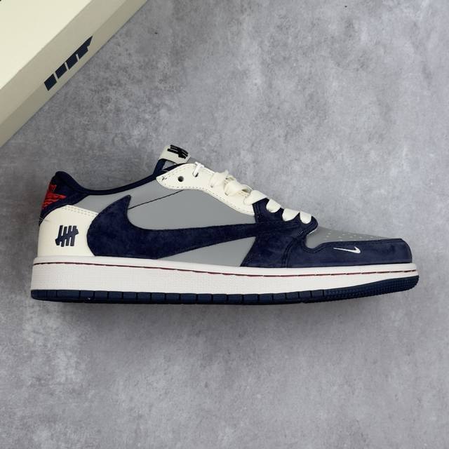 特价本地 核心私 Travis Scott X Fragment Design X Air Jordan 1 Low Og Sp Aj1 乔1 Un联名-蓝灰猪