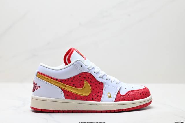 公司级Nike Air Jordan 1 Low Aj1乔1低帮休闲板鞋 同步官方配色 货号:Dj5185-100 尺码:36 36.5 37.5 38 38.